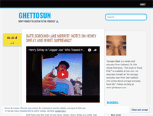 Tablet Screenshot of ghettosun.com